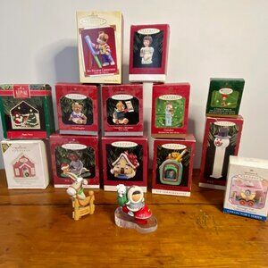 Lot of 15 Hallmark Keepsake Ornaments